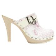 Dior Vintage Pre-owned Bomull mules Pink, Dam