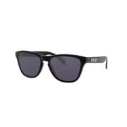 Oakley Sportiga solglasögon för utomhusaktiviteter Black, Unisex