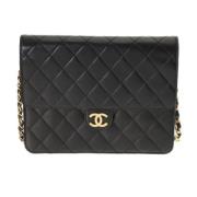 Chanel Vintage Pre-owned Laeder chanel-vskor Black, Dam