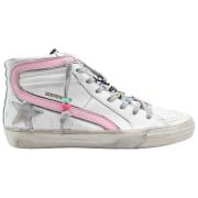 Golden Goose Vit Rosa Slide Sneakers White, Dam