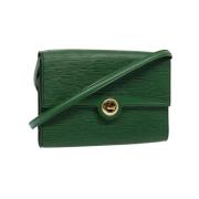 Louis Vuitton Vintage Pre-owned Tyg louis-vuitton-vskor Green, Dam