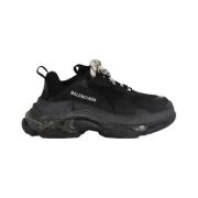 Balenciaga Vintage Pre-owned Tyg sneakers Black, Dam