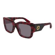 Gucci Stiliga solglasögon för vardagsbruk Multicolor, Unisex