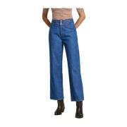 Pepe Jeans Straight Leg Denim Jeans Blue, Dam