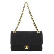 Chanel Vintage Pre-owned Bomull chanel-vskor Black, Dam