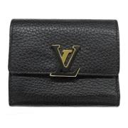 Louis Vuitton Vintage Pre-owned Laeder plnbcker Black, Dam