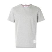 Thom Browne Grå Sidslits Tee Polos Gray, Herr