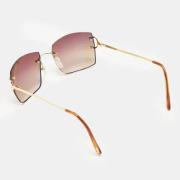 Cartier Vintage Pre-owned Acetat solglasgon Brown, Dam