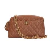 Chanel Vintage Pre-owned Laeder chanel-vskor Brown, Dam