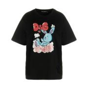 Dolce & Gabbana Svarta T-shirts och Polos Black, Dam