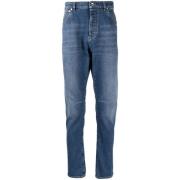 Brunello Cucinelli Denim Byxor Klassisk Stil Blue, Herr