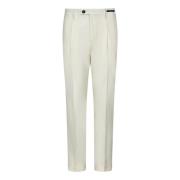 Michael Coal Vita Ull Slim Fit Byxor White, Herr