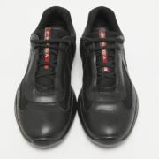 Prada Vintage Pre-owned Laeder sneakers Black, Herr