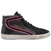 Golden Goose Slide Svart Fucsia Fluo Sneakers Black, Herr