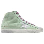 Golden Goose Lila Francy Sneakers med Dragkedja Green, Dam