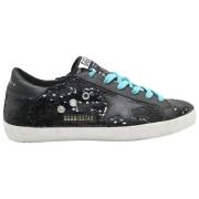 Golden Goose Glitter Strass Svart Sneakers Black, Dam