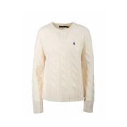 Polo Ralph Lauren Klassisk Långärmad Pullover White, Dam