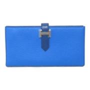 Hermès Vintage Pre-owned Laeder plnbcker Blue, Dam