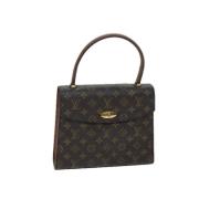 Louis Vuitton Vintage Pre-owned Canvas handvskor Brown, Dam