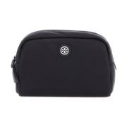 Tory Burch Nylon Beauty Case med Ikonisk Detalj Black, Unisex