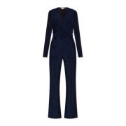 Diane Von Furstenberg Jumpsuit Cosima Blue, Dam