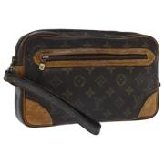 Louis Vuitton Vintage Pre-owned Canvas kuvertvskor Brown, Dam