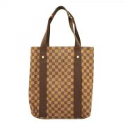 Louis Vuitton Vintage Pre-owned Tyg louis-vuitton-vskor Brown, Dam