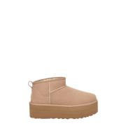 UGG Klassiska Ultra Mini Platform Stövlar Pink, Dam