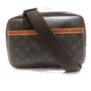 Louis Vuitton Vintage Pre-owned Canvas crossbodyvskor Brown, Dam