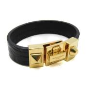 Saint Laurent Vintage Pre-owned Metall armband Black, Dam