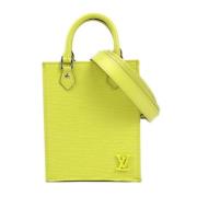 Louis Vuitton Vintage Pre-owned Laeder handvskor Yellow, Dam