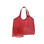 Louis Vuitton Vintage Pre-owned Tyg louis-vuitton-vskor Red, Dam