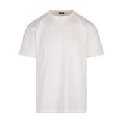 Kiton Klassisk Vit T-shirt med Logotyp White, Herr