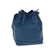 Louis Vuitton Vintage Pre-owned Tyg louis-vuitton-vskor Blue, Dam