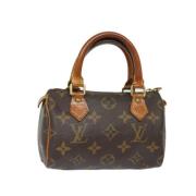 Louis Vuitton Vintage Pre-owned Canvas handvskor Brown, Dam