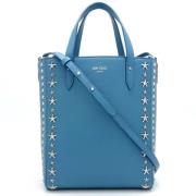 Jimmy Choo Pre-owned Pre-owned Laeder handvskor Blue, Dam