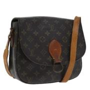 Louis Vuitton Vintage Pre-owned Canvas louis-vuitton-vskor Brown, Dam