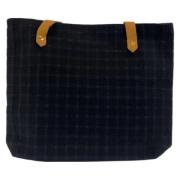 Hermès Vintage Pre-owned Canvas axelremsvskor Blue, Dam