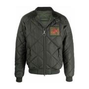 Barbour Quiltad Grön Jacka med Logopatch Green, Herr