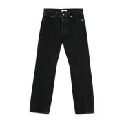 Sunflower Svarta Denim Jeans med Sömdetaljer Black, Herr