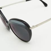 Chanel Vintage Pre-owned Acetat solglasgon Black, Dam