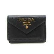 Prada Vintage Pre-owned Laeder plnbcker Black, Dam