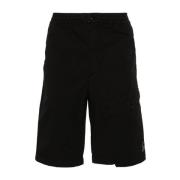 C.p. Company Svarta Shorts för Män Black, Herr