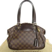 Louis Vuitton Vintage Pre-owned Canvas axelremsvskor Brown, Dam