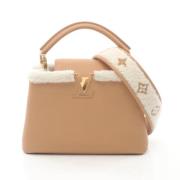 Louis Vuitton Vintage Pre-owned Laeder louis-vuitton-vskor Beige, Dam