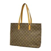 Louis Vuitton Vintage Pre-owned Canvas axelremsvskor Brown, Dam