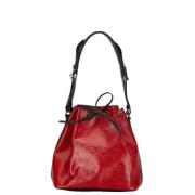 Louis Vuitton Vintage Pre-owned Laeder axelremsvskor Red, Dam