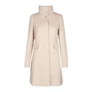 Max Mara Studio Ljus Beige Agnese Kappa Beige, Dam