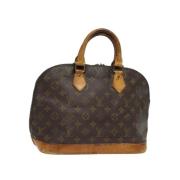 Louis Vuitton Vintage Pre-owned Canvas handvskor Brown, Dam