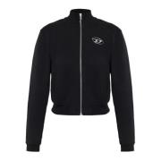 Diesel Sweatshirt F-Flacin Black, Dam